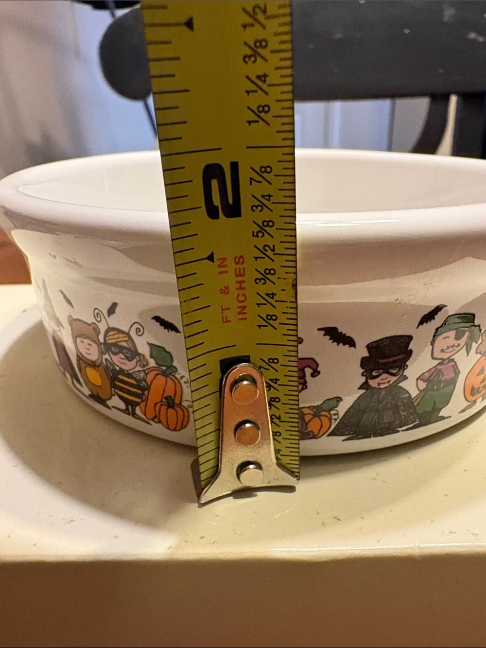 White Ceramic Bowl with 